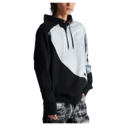 Hoodie med T-shirt print