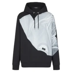Hoodie med T-shirt print