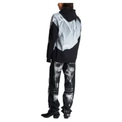Hoodie med T-shirt print