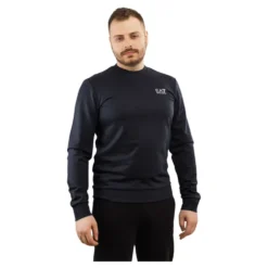 Hoodie Navy Cotton