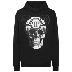 Hoodie Sweatshirt LS Skull