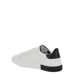 Hvide Sneakers med Dyremotiv i Læder