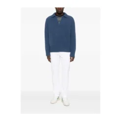 Hvid Klassisk Straight Leg Jeans