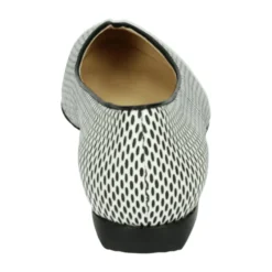 Hvid Mønstret Pumps