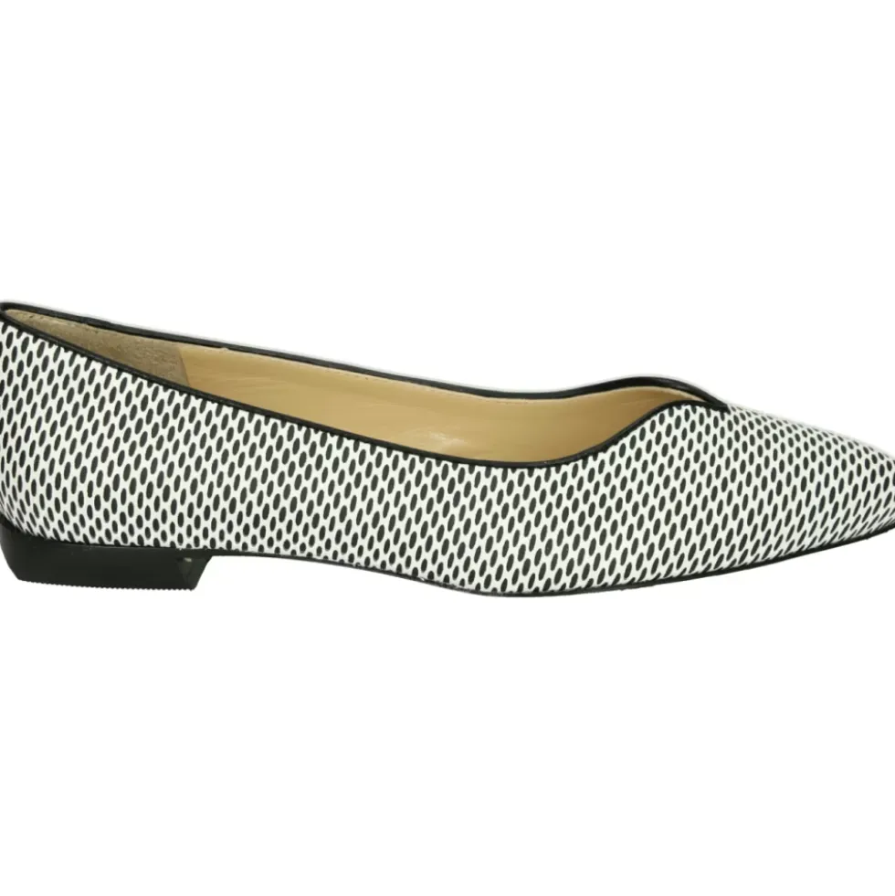 Hvid Mønstret Pumps