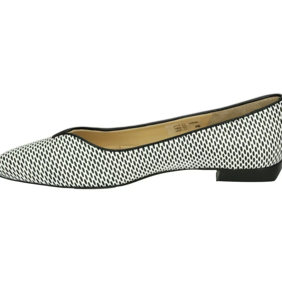 Hvid Mønstret Pumps