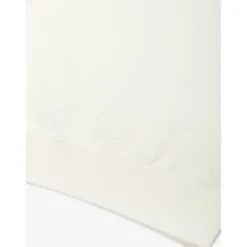 Hvid Strikket Polo Shirt