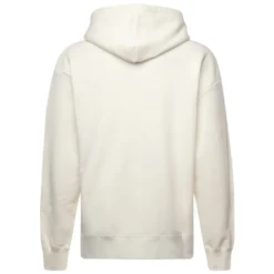 Hvid sweater med brugerdefineret snørehætte