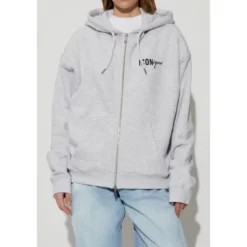 Iconique Boyfriend Fit Hættetrøje med Lynlås