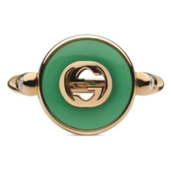 Interlocking Ring i lyserød guld
