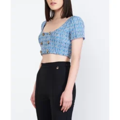 Intrikat Tweed Top
