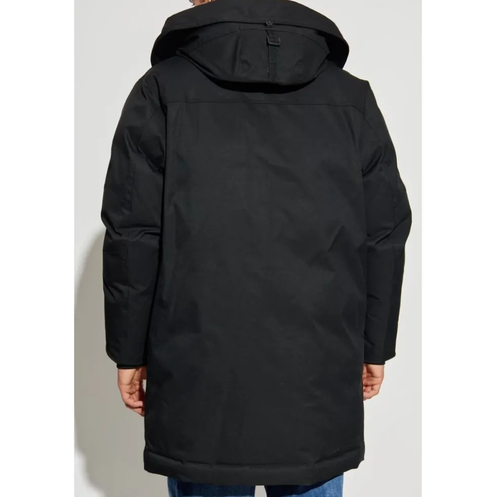 Isoleret parka med hætte