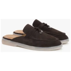 Italienske Velour Tassel Mules