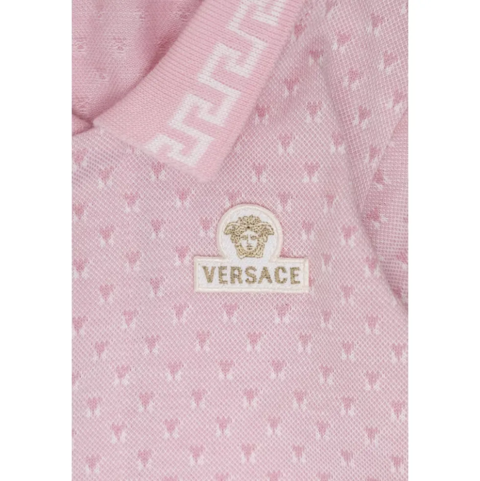 Jacquard Bomulds-Piqué Sleepsuit