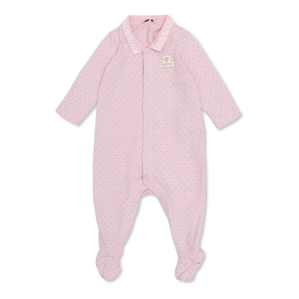 Jacquard Bomulds-Piqué Sleepsuit