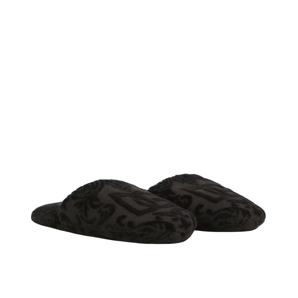 Jacquard Bomuldsslippers