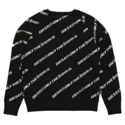 Jacquard Logo Knit