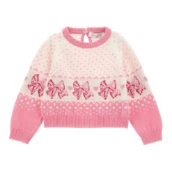 Jacquard Strik Pullover