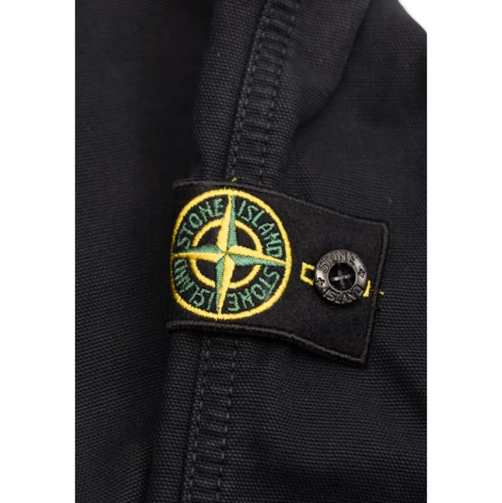 Jakke med logo patch