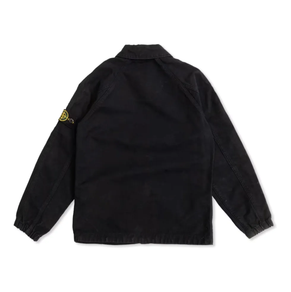 Jakke med logo patch