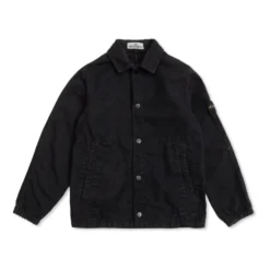 Jakke med logo patch