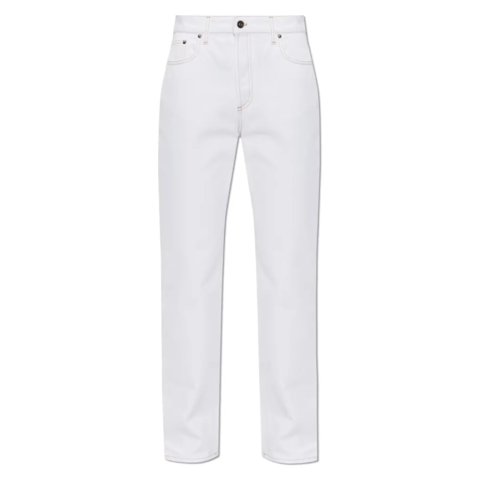 Jeans med let tilspidset ben