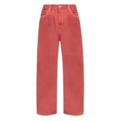 Jeans med logo patch