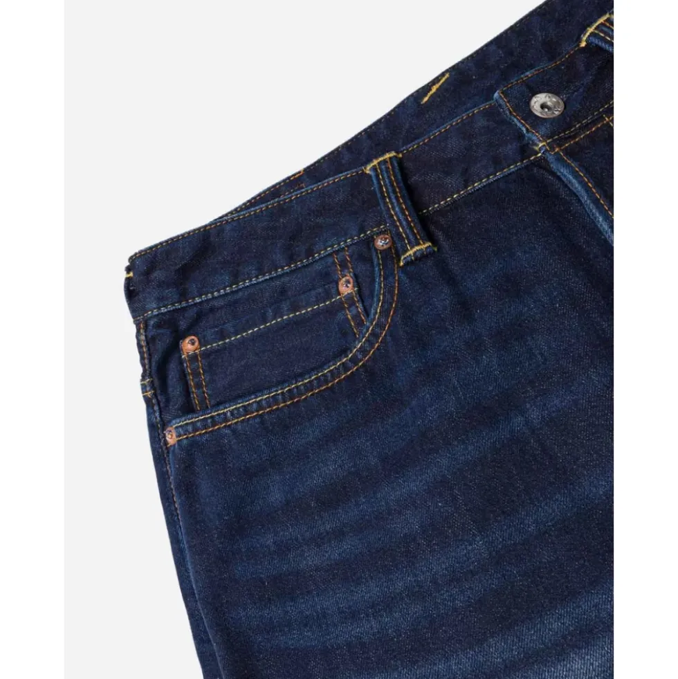 Jeans med trykte lommer