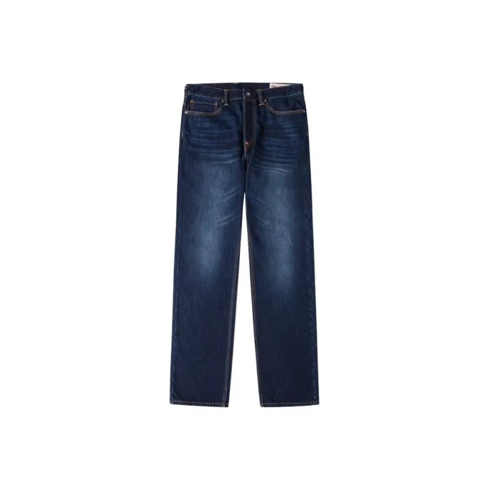 Jeans med trykte lommer