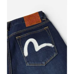 Jeans med trykte lommer