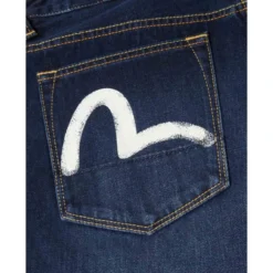 Jeans med trykte lommer