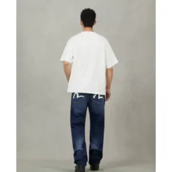 Jeans med trykte lommer