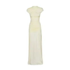 Jersey Draped Maxi Dress