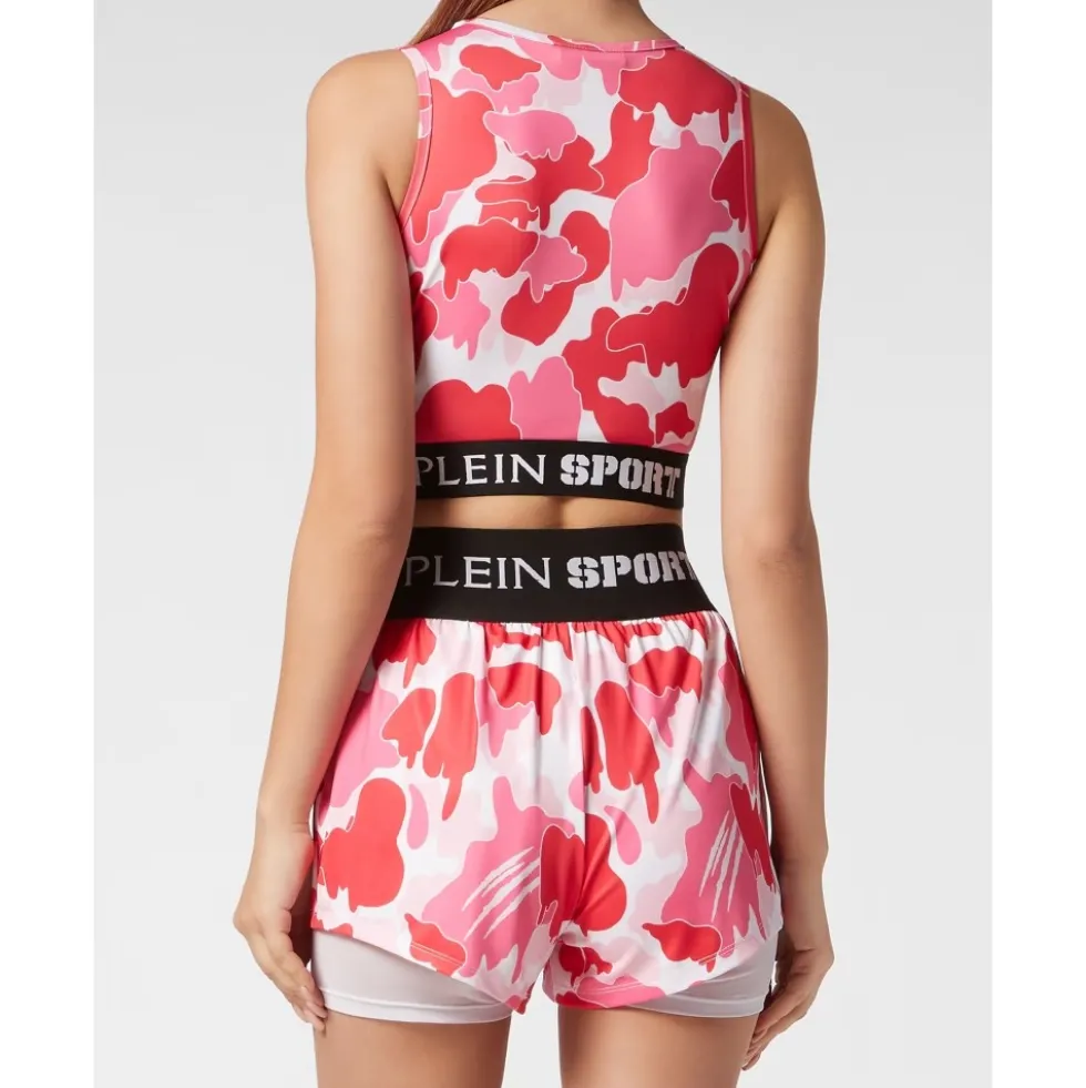 Jogging Cropped Top Camouflage