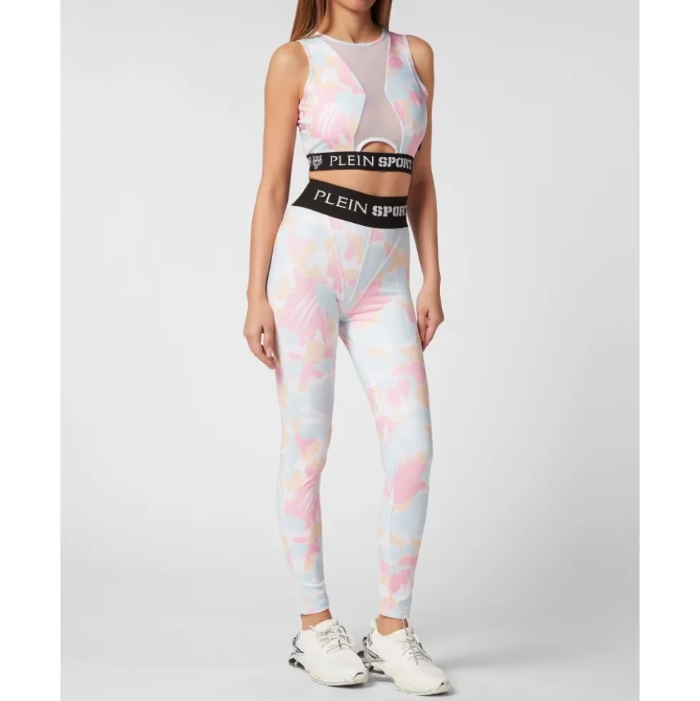 Jogging Cropped Top Camouflage