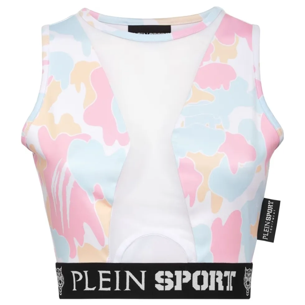 Jogging Cropped Top Camouflage
