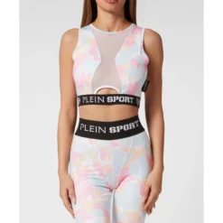 Jogging Cropped Top Camouflage