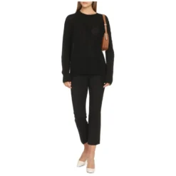 Kabelstrikket Cashmere Sweater