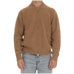 Kamel Sweater Baseball Krave Fuldt Lynlås