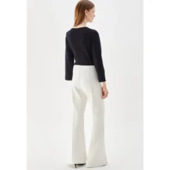 Karin Flare Pintuck Trousers