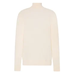 Kashmir Turtleneck Sweater Hvid