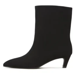 Kitten Heel Ankelstøvler Dolly - Sort