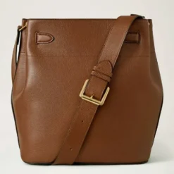 Klassisk Bucket Taske med Postman's Lock