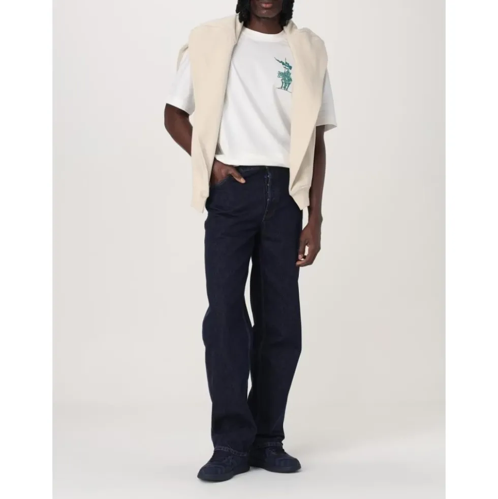 Klassiske Blå Straight Leg Jeans