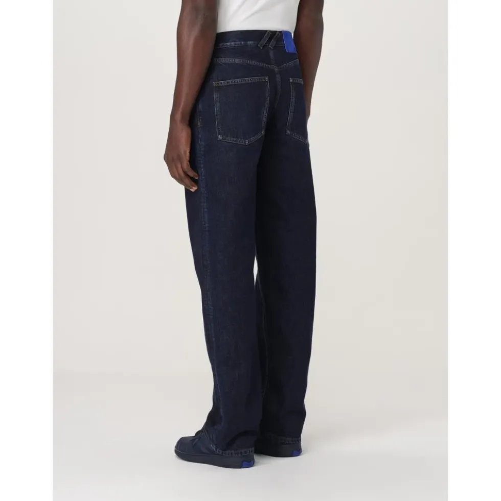 Klassiske Blå Straight Leg Jeans