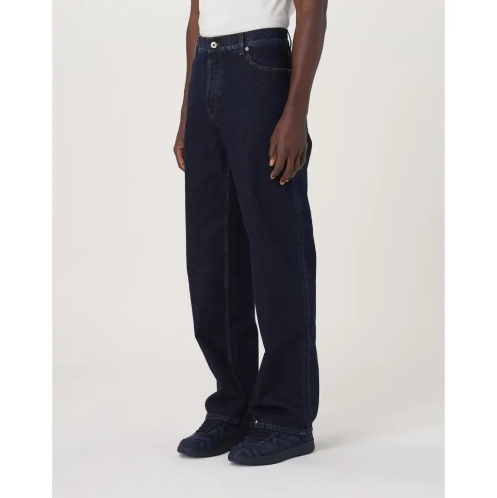 Klassiske Blå Straight Leg Jeans