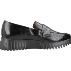 Klassiske Loafers i Sort Laklæder