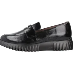 Klassiske Loafers i Sort Laklæder