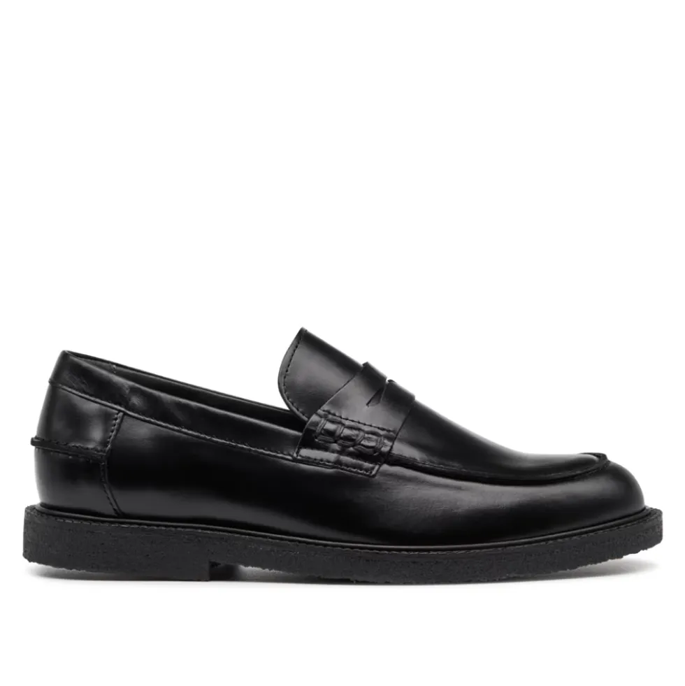 Klassisk Sort Loafer Sko