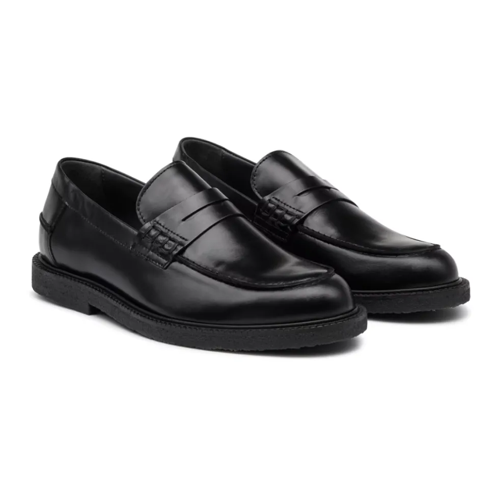 Klassisk Sort Loafer Sko